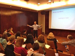 Aad speaking at a congress