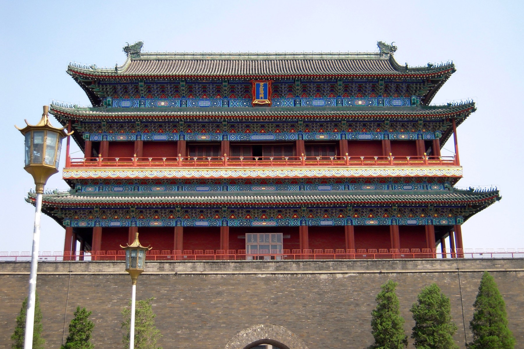 Chinese Gate at the Tiananmen square in Beijing
