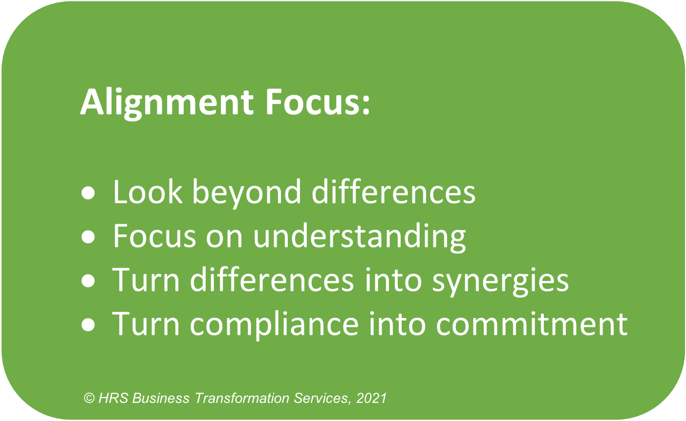 What is Alignment Focus and its elements